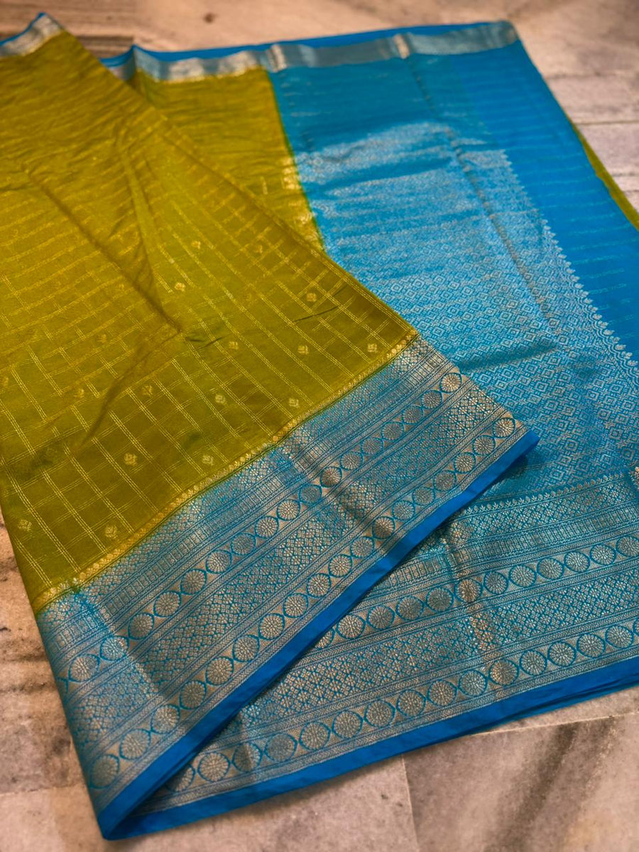 Premium semi chinya silk fabric