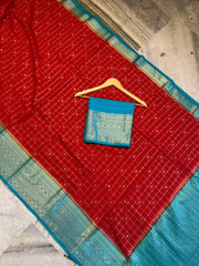 Premium semi chinya silk fabric