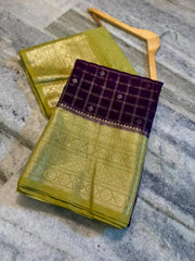 Premium semi chinya silk fabric