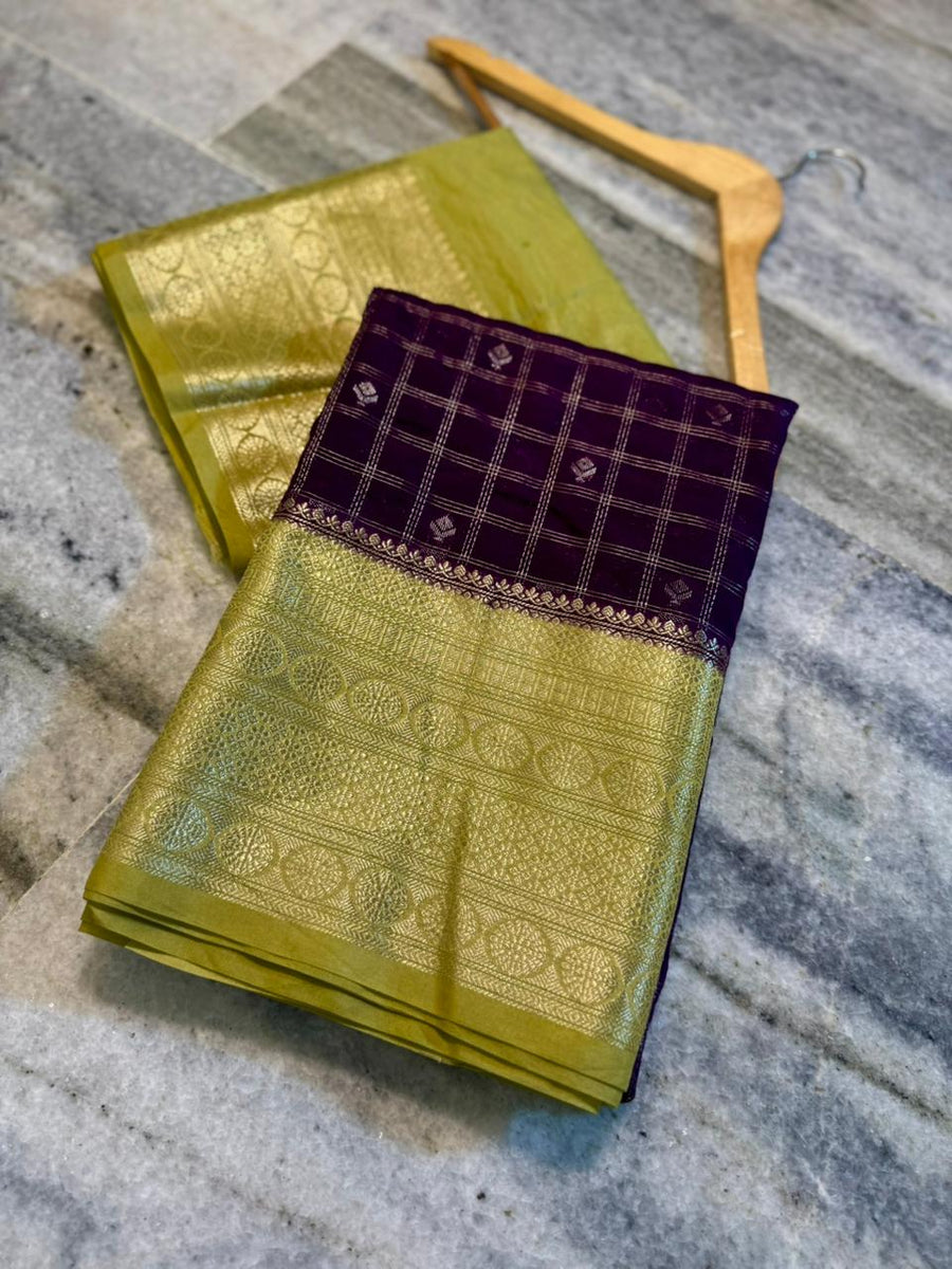 Premium semi chinya silk fabric