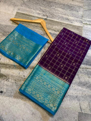 Premium semi chinya silk fabric