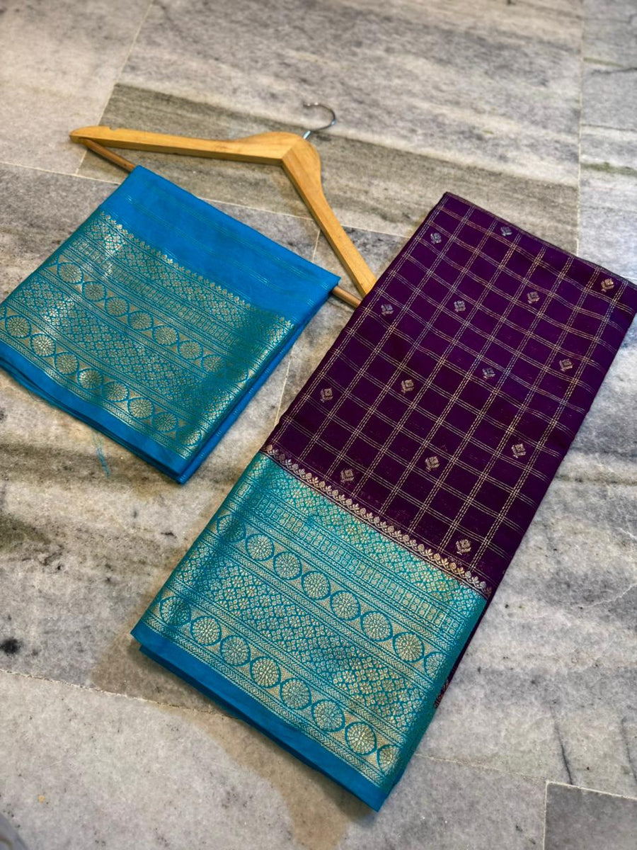 Premium semi chinya silk fabric