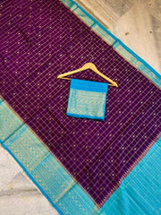 Premium semi chinya silk fabric