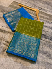 Premium semi chinya silk fabric