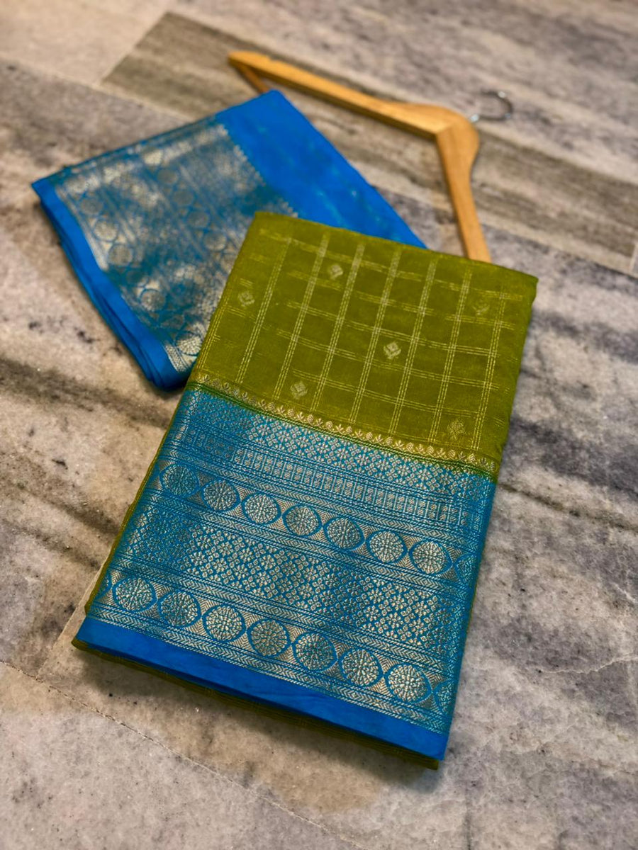Premium semi chinya silk fabric
