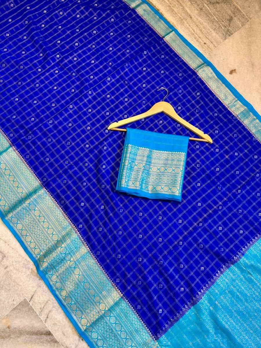 Premium semi chinya silk fabric