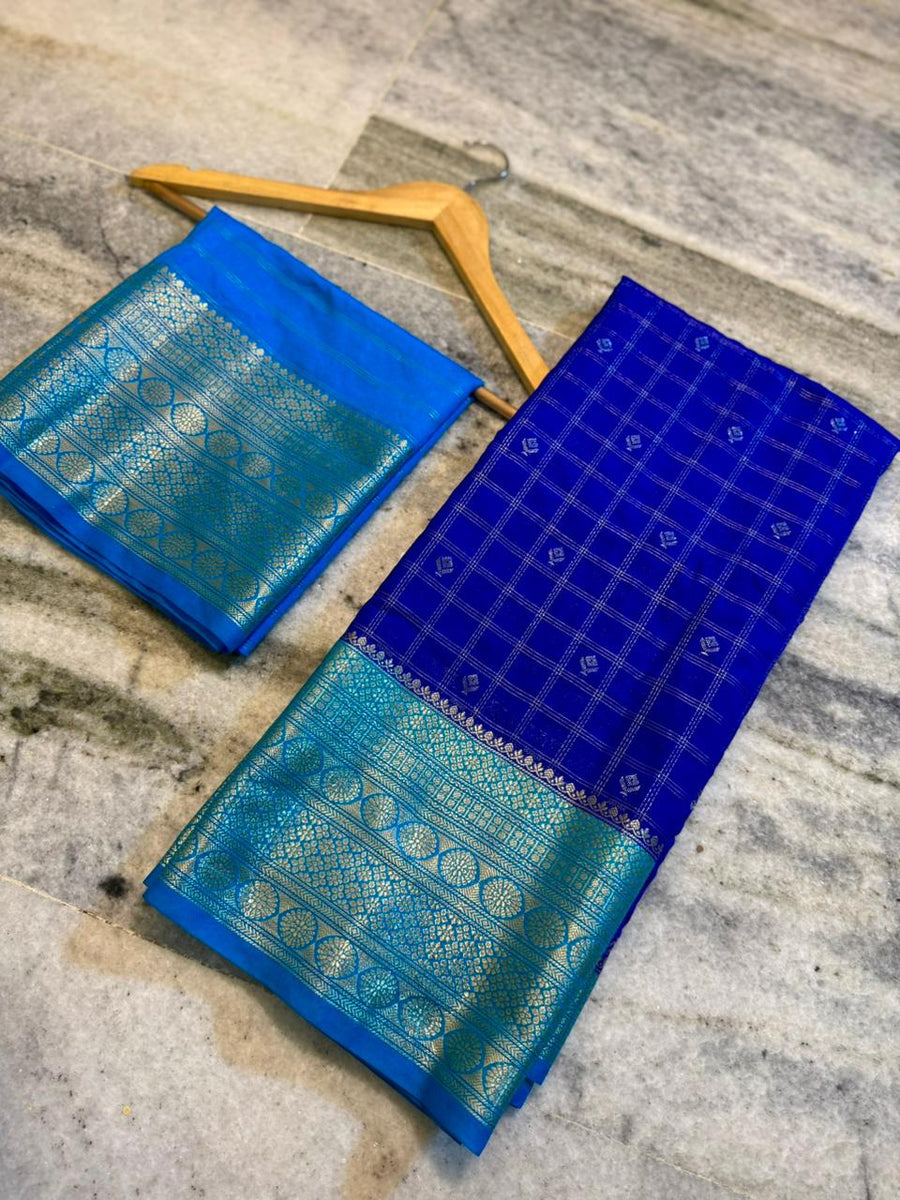 Premium semi chinya silk fabric