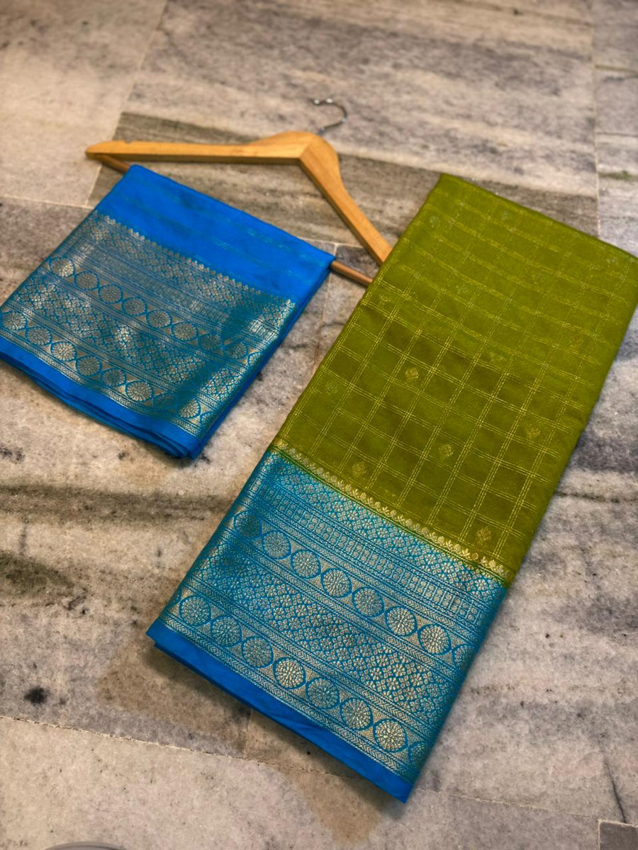 Premium semi chinya silk fabric