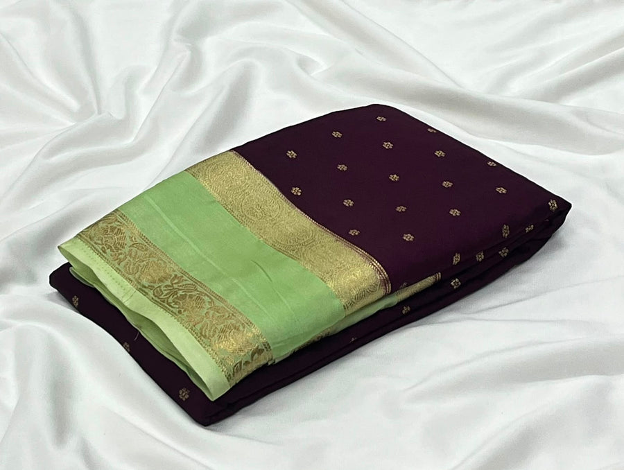 Exclusive Premium Mysore crepe saree