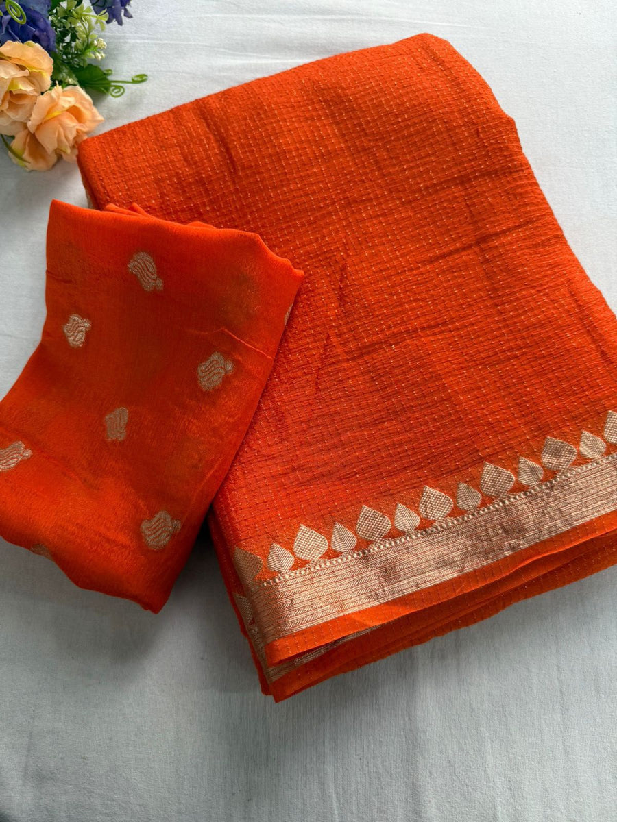 Elegant viscose Georgette saree