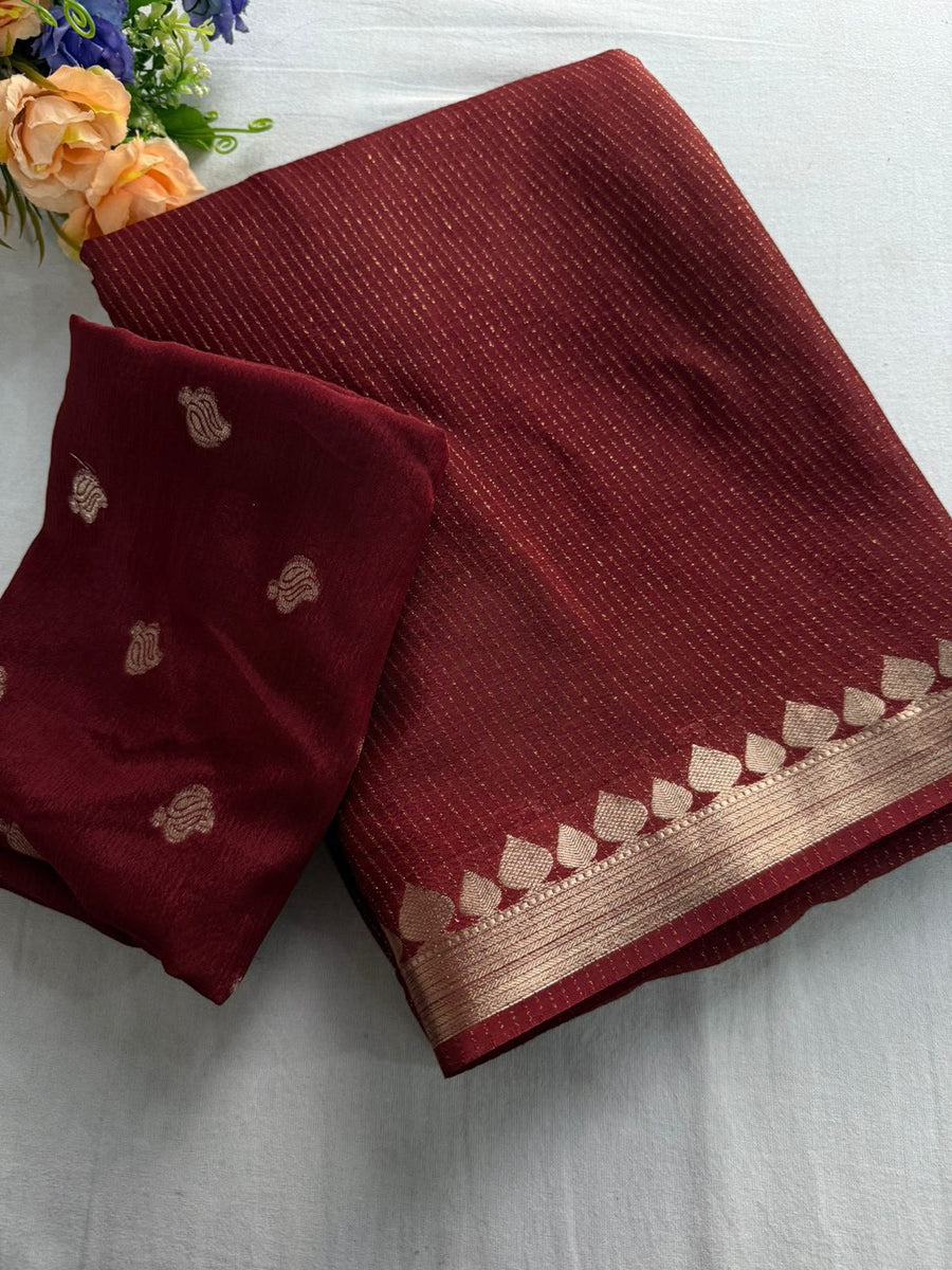 Elegant viscose Georgette saree