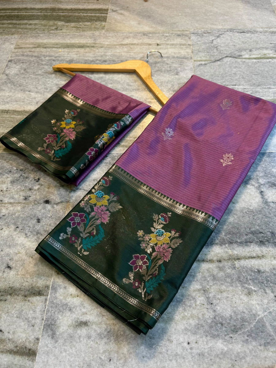 Banarasi soft chiniya silk saree