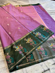 Banarasi soft chiniya silk saree