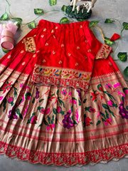 Kids Paithani Lehenga Collection