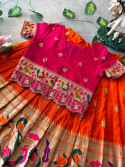 Kids Paithani Lehenga Collection