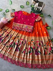 Kids Paithani Lehenga Collection