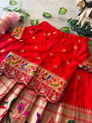 Kids Paithani Lehenga Collection