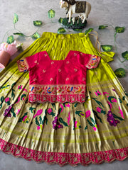 Kids Paithani Lehenga Collection