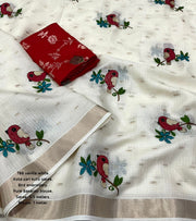 kota butti embroidery saree