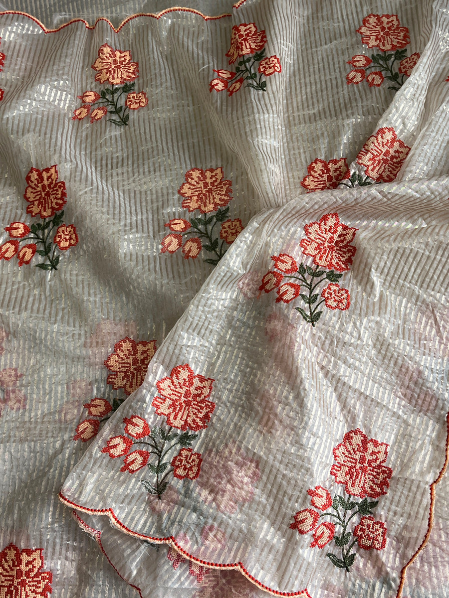 Premium Kota Organza saree