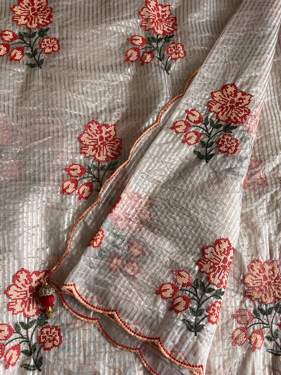 Premium Kota Organza saree