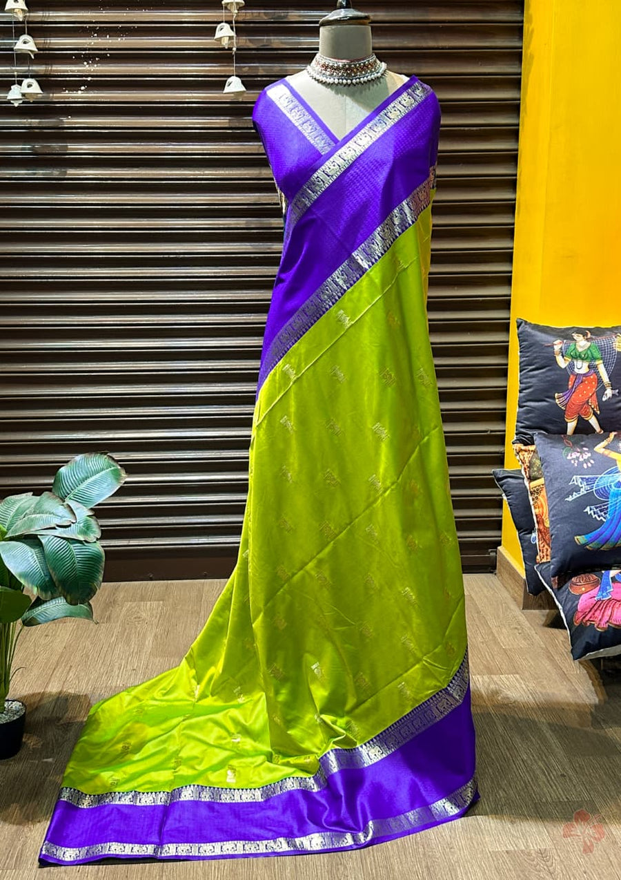 Elegant and classic semi kanjivaram soft silk