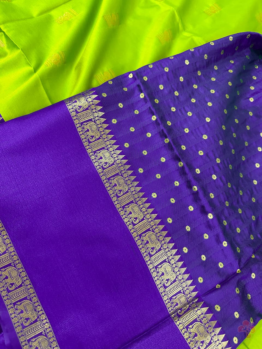 Elegant and classic semi kanjivaram soft silk