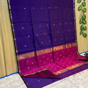 Elegant star ⭐ design Maheswari handloom cotton saree