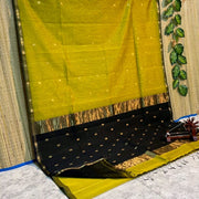 Elegant star ⭐ design Maheswari handloom cotton saree