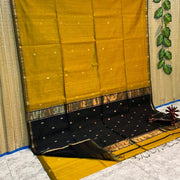 Elegant star ⭐ design Maheswari handloom cotton saree
