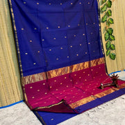 Elegant star ⭐ design Maheswari handloom cotton saree