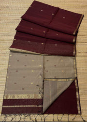 Elegant star ⭐ design Maheswari handloom cotton saree
