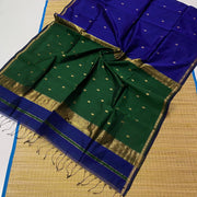 Elegant star ⭐ design Maheswari handloom cotton saree