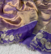 Banarasi Pure Tissue Embroidery Saree