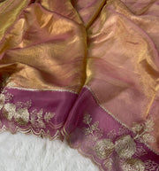 Banarasi Pure Tissue Embroidery Saree
