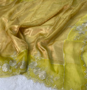 Banarasi Pure Tissue Embroidery Saree