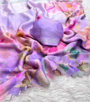 Pure Maheshwari silk saree