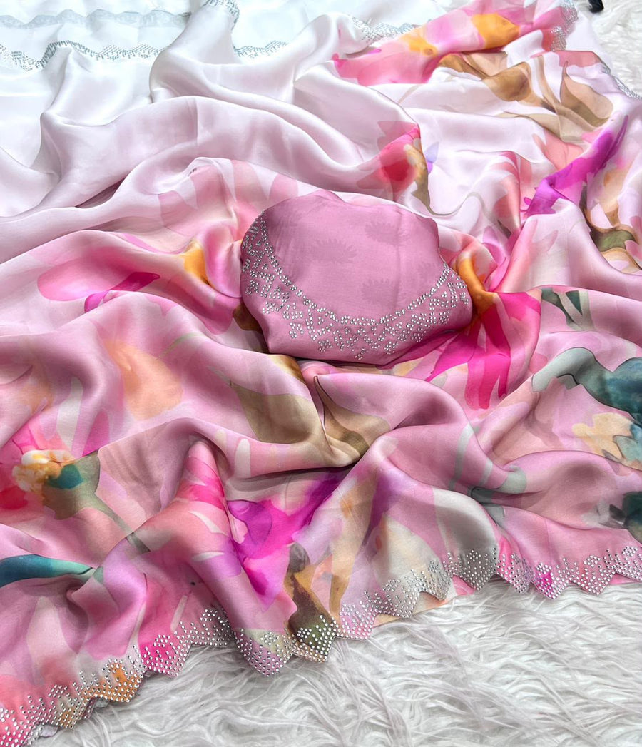 Pure Maheshwari silk saree