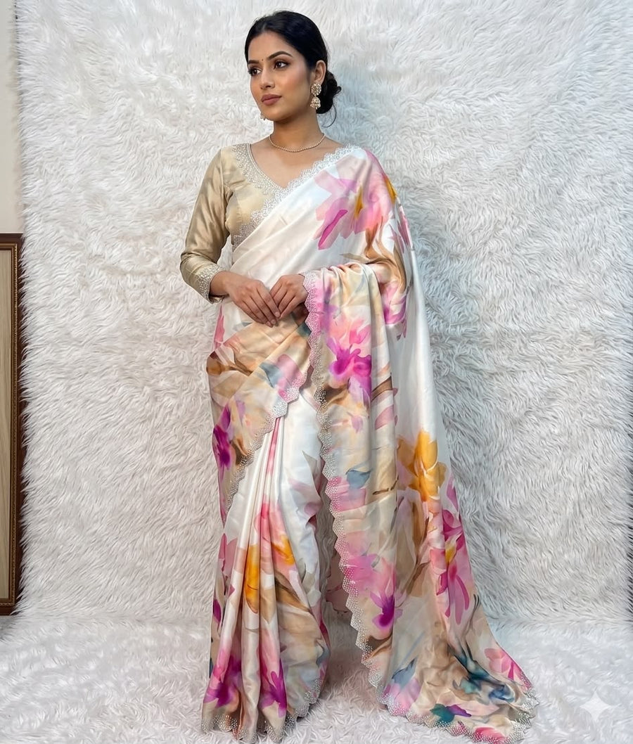 Pure Maheshwari silk saree
