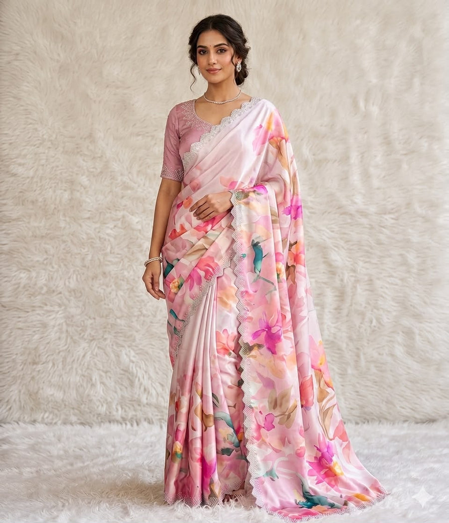 Pure Maheshwari silk saree