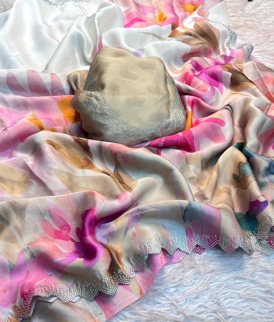 Pure Maheshwari silk saree