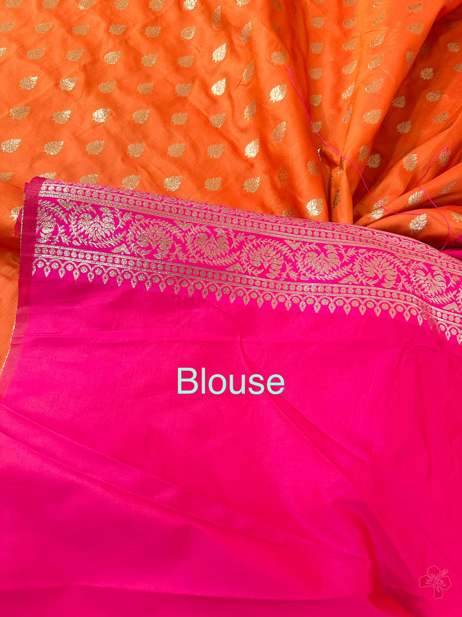 Premium soft flowy Banarasi saree