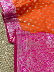 Premium soft flowy Banarasi saree
