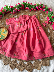 Soft Mul Chanderi lehenga and blouse