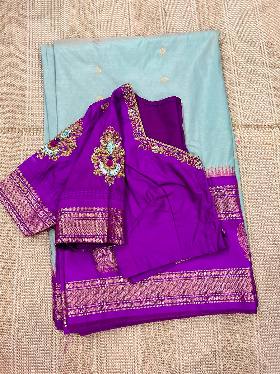 Premium semi gadwal saree