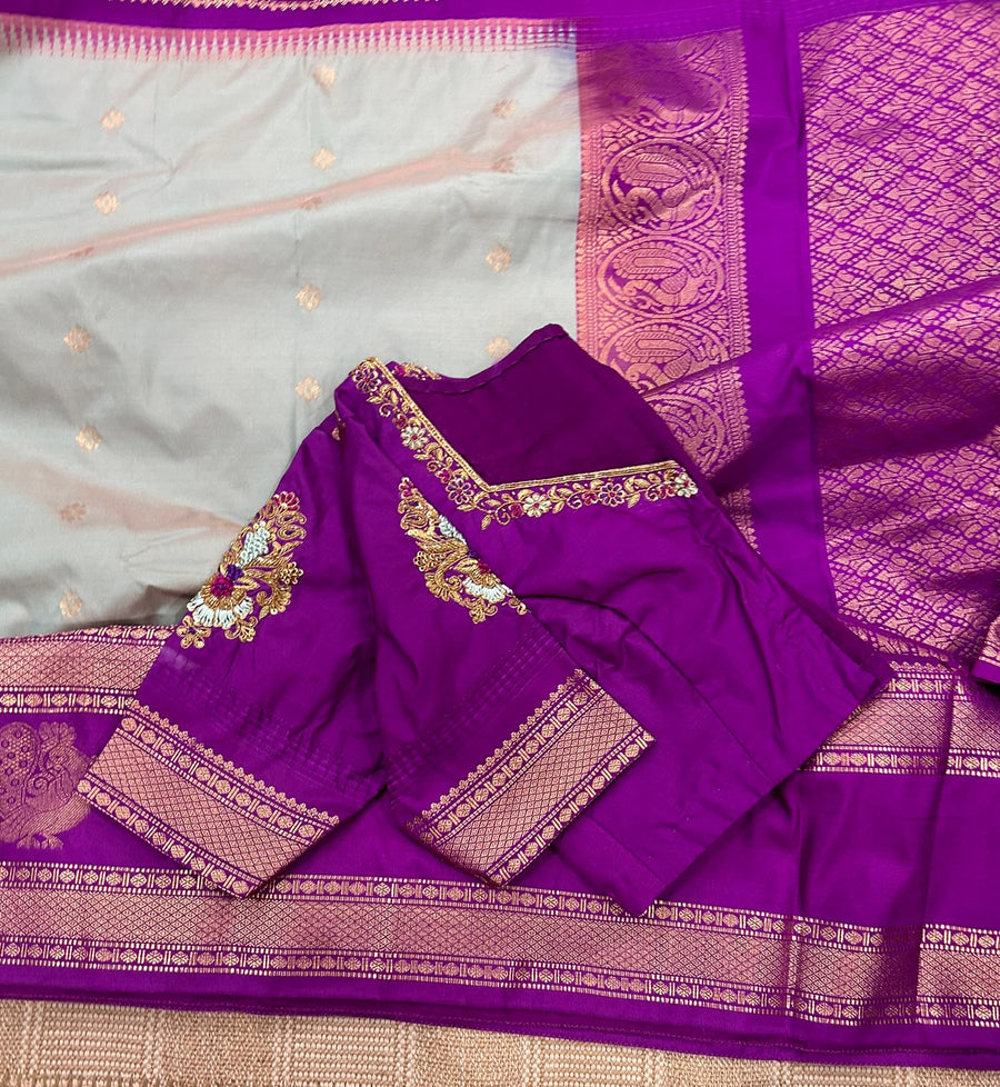 Premium semi gadwal saree