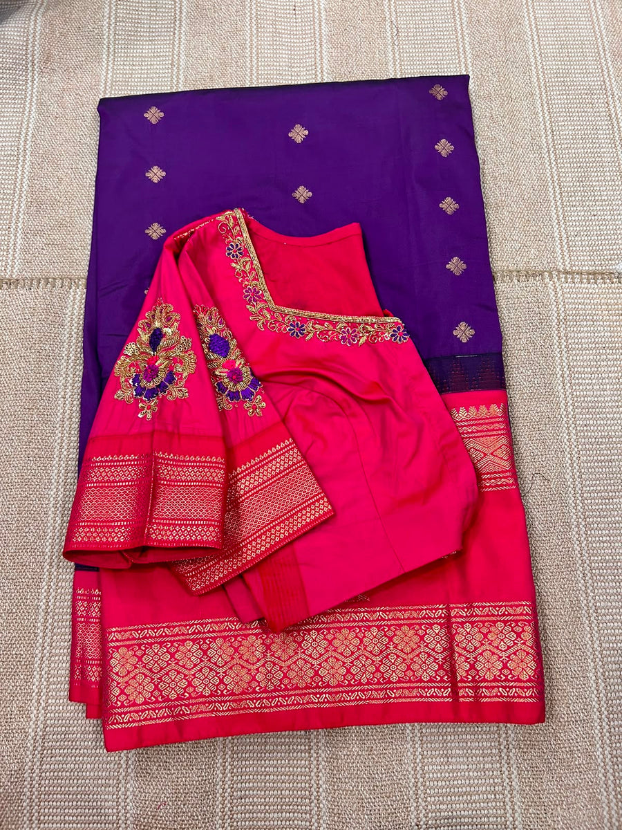Premium semi gadwal saree