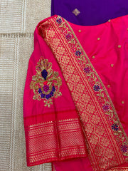 Premium semi gadwal saree