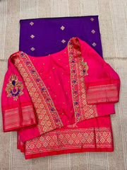 Premium semi gadwal saree