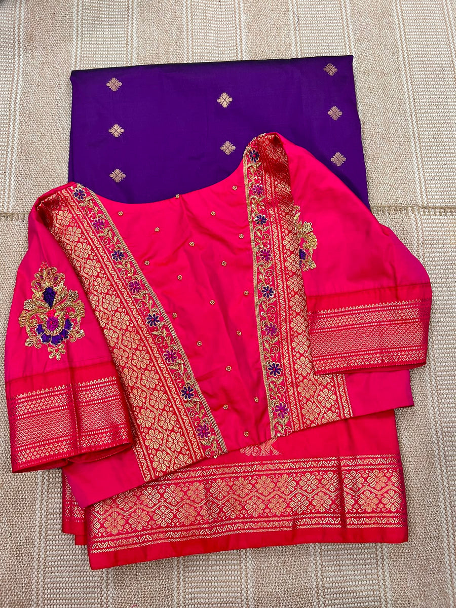 Premium semi gadwal saree